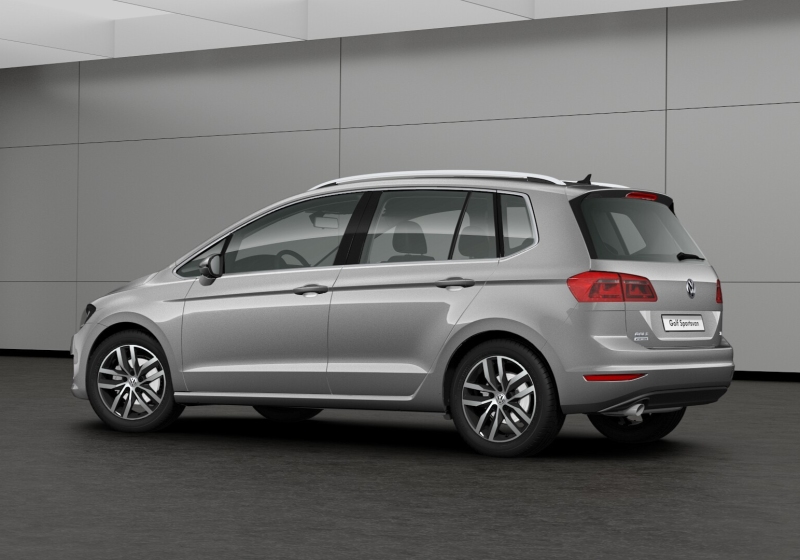 Volkswagen Golf Sportsvan 1.6 TDI 115CV Highline BlueMotion Technology Tungsten Silver Nuova a ...